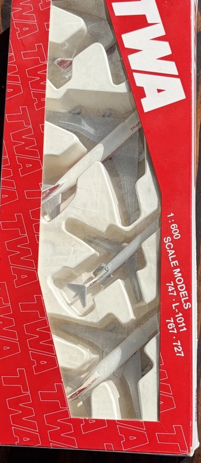 Vintage Schabak TWA Airlines #910/10 Germany Diecast 747 L-1011 767 727 Boeing Vintage Schabak TWA Airlines #910/10 Germany Diecast 747 L-1011 767 727 Boeing