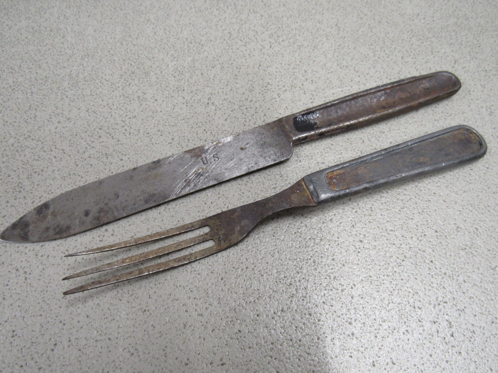 Model 1874 Mess Utensils Knife Fork Pat 1882 Indian War Spanish American War
