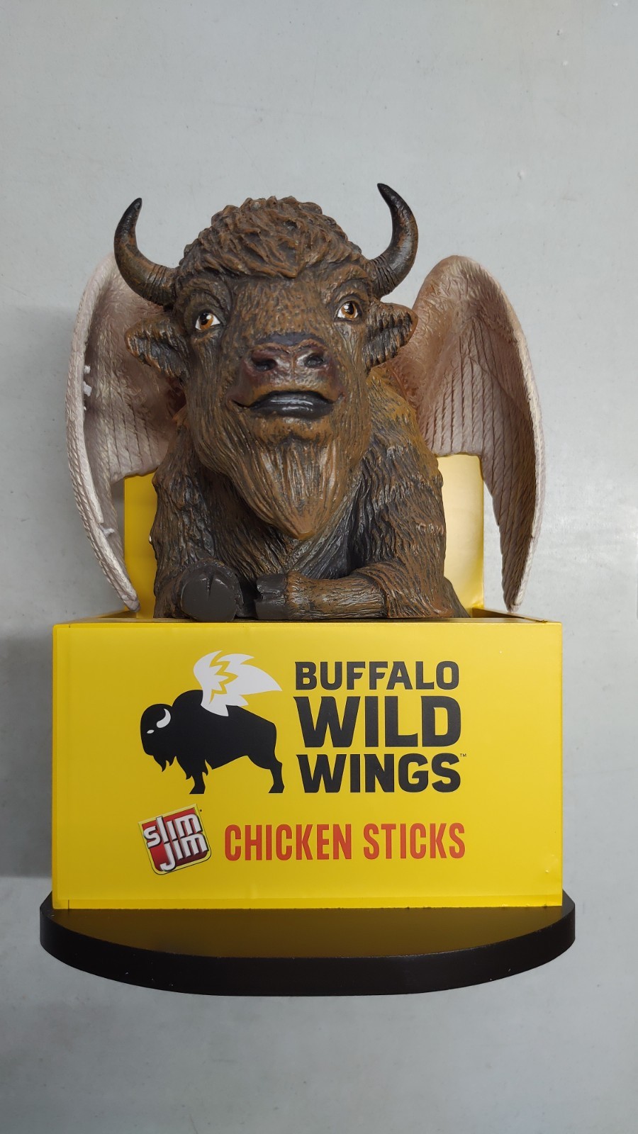 Buffalo Wild Wings Chicken Sticks Advertising Store Display Yellow/Black