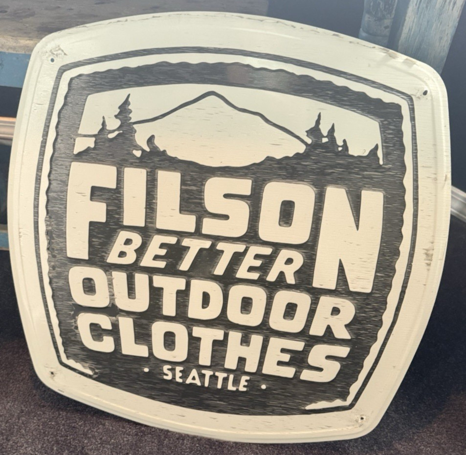 RARE Vintage  metal  Filson Sign 23\
