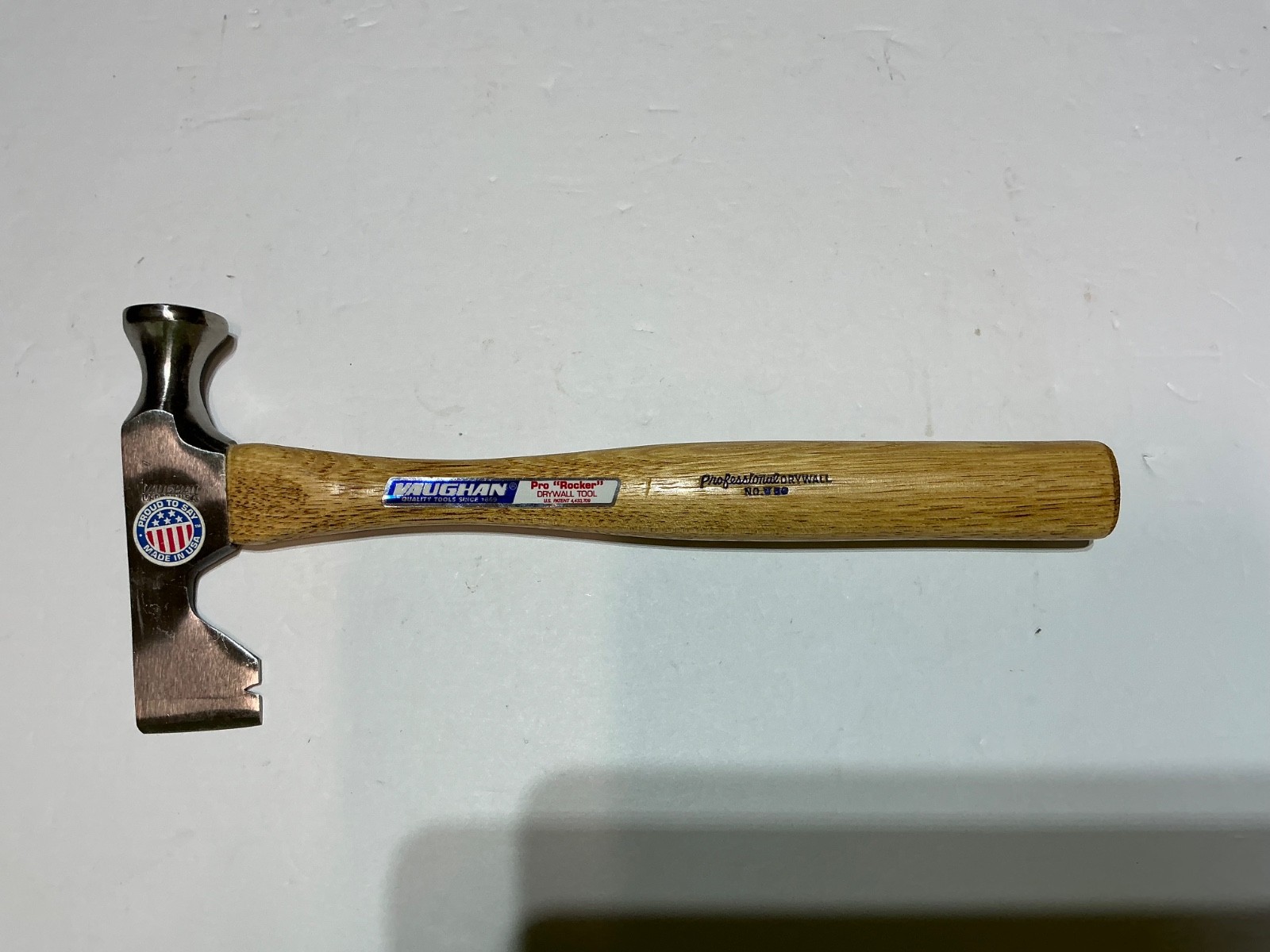 NOS VAUGHAN WBS  Pro Rocker Drywall  Hammer Hatchet Hickory Handle USA 🇺🇸