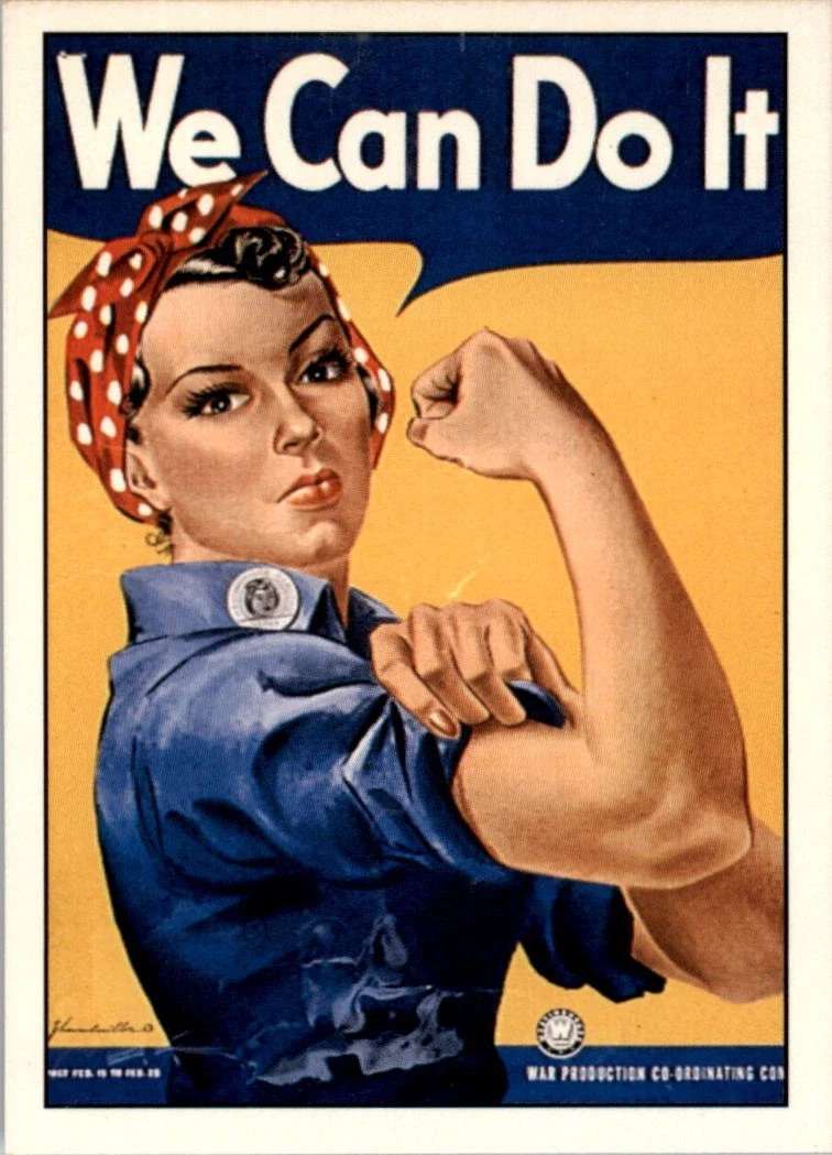1992 Pacific World War 2 WWII Collector Card  *WE CAN DO IT* Card No. 100