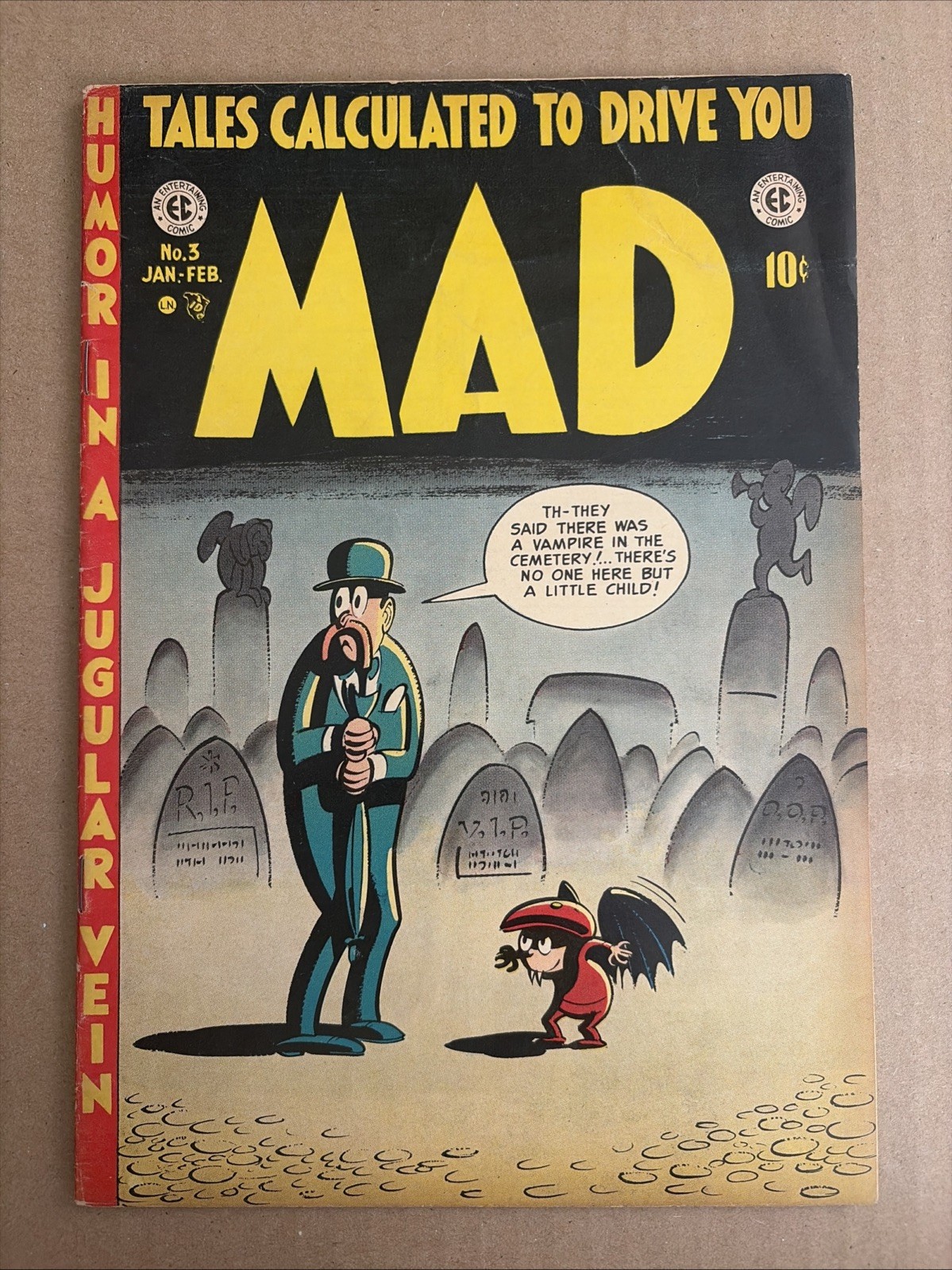 Mad Comic #3 Horror Comic (Jan. - Feb.) 1953 FN/VF Mad Comic #3 Horror Comic (Jan. - Feb.) 1953 FN/VF