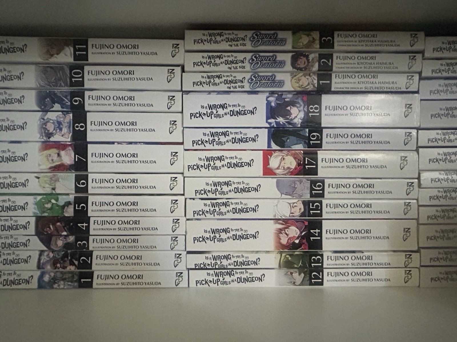 Danmachi Volume 1-16 ONLY
