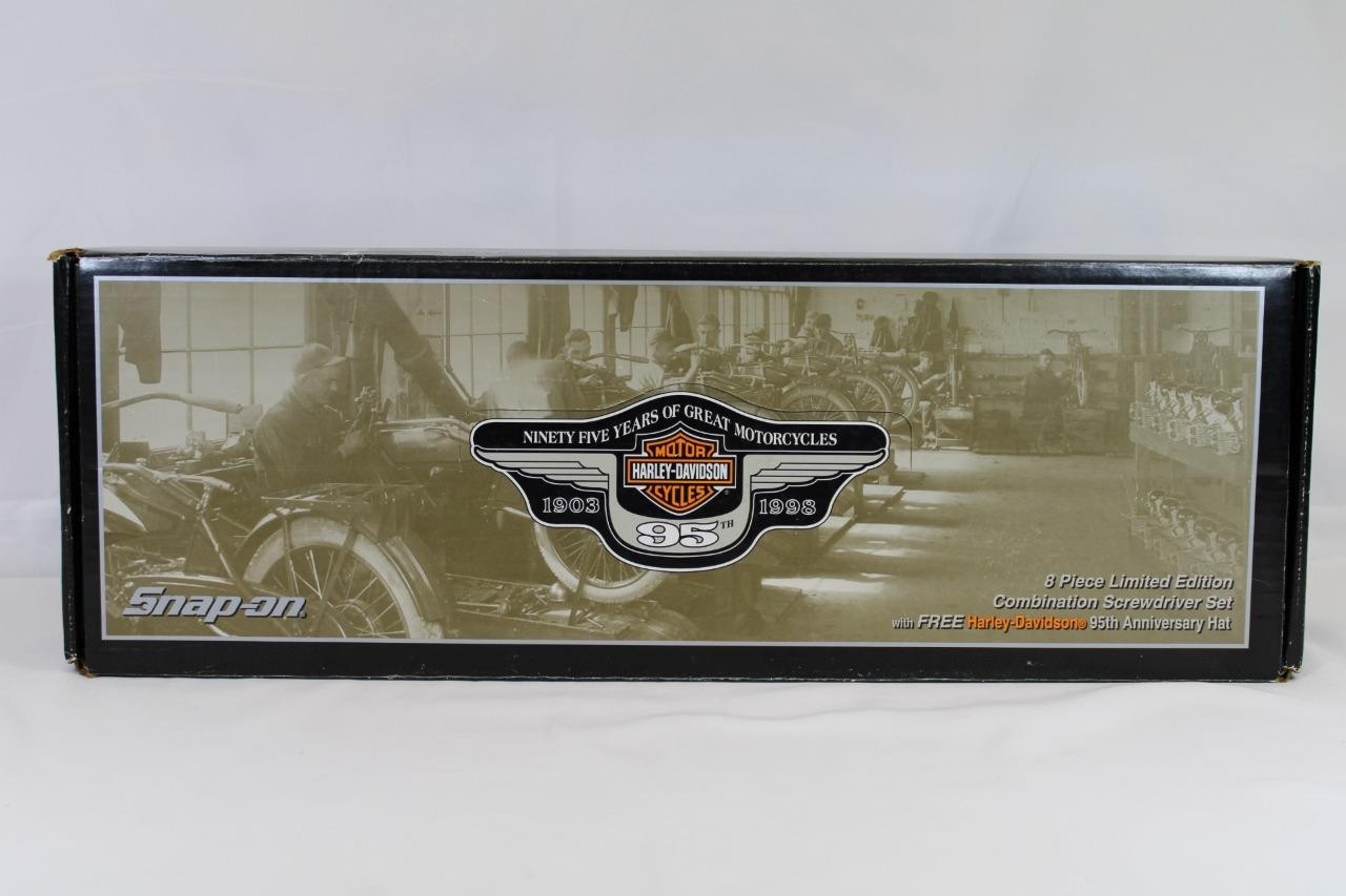 Snap-On Harley Davidson 8-Piece Limited Edition Combination Screwdriver Set NEW