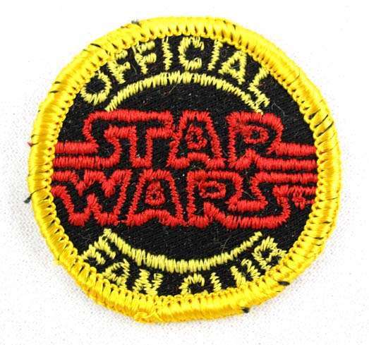 1977 Official Star Wars Fan Club Membership Patch #1