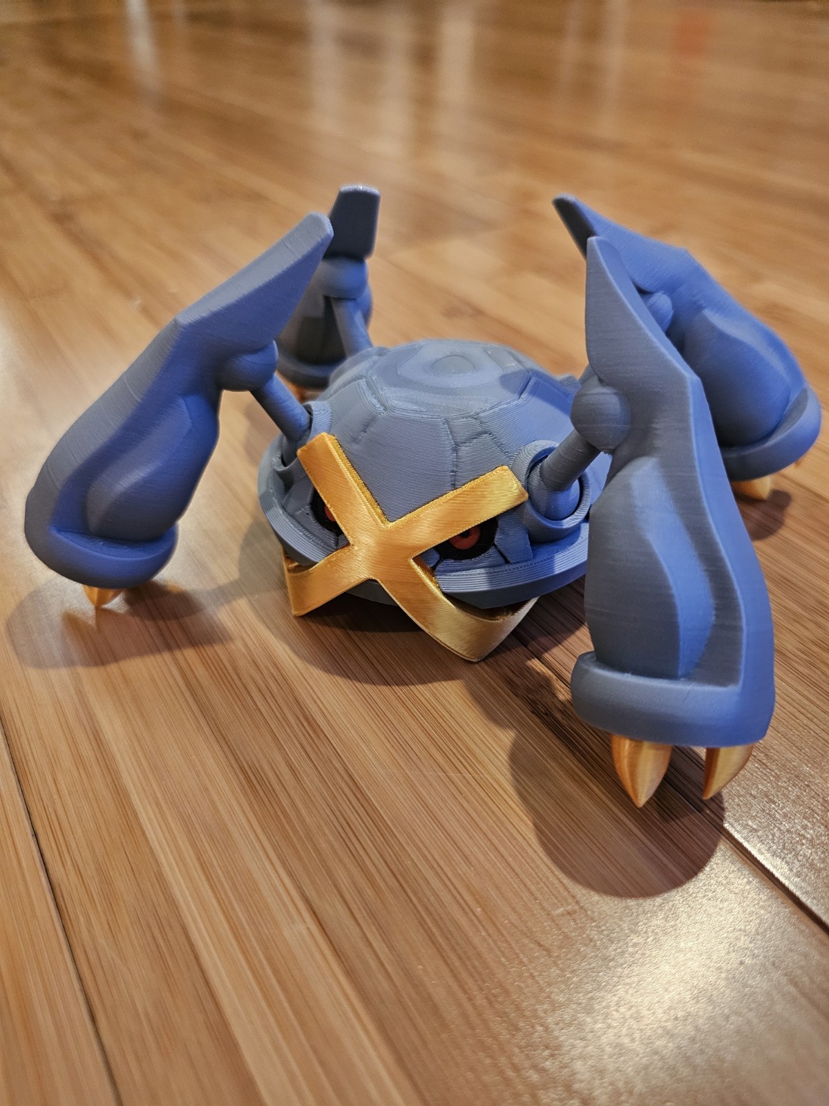 Shiny Metagross Articulated 3D Print - Pokemon Toy Figure