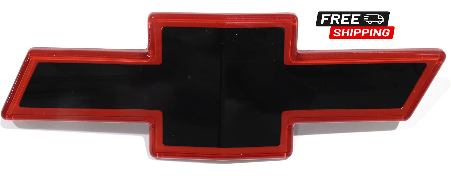 1988 1989 1990 1991 1992 1993 Tahoe Suburban Red Black Grille Emblem 15607532