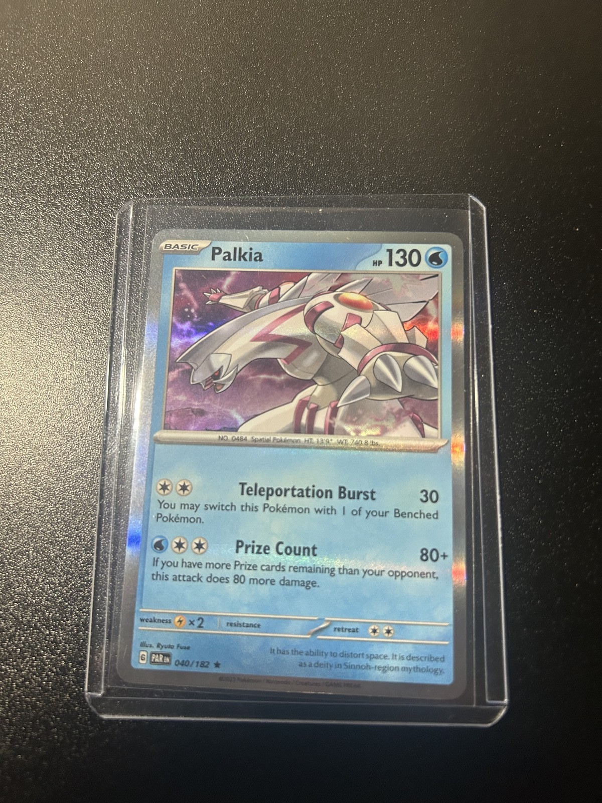 2023 POKEMON XY HOLO PALKIA 040/182