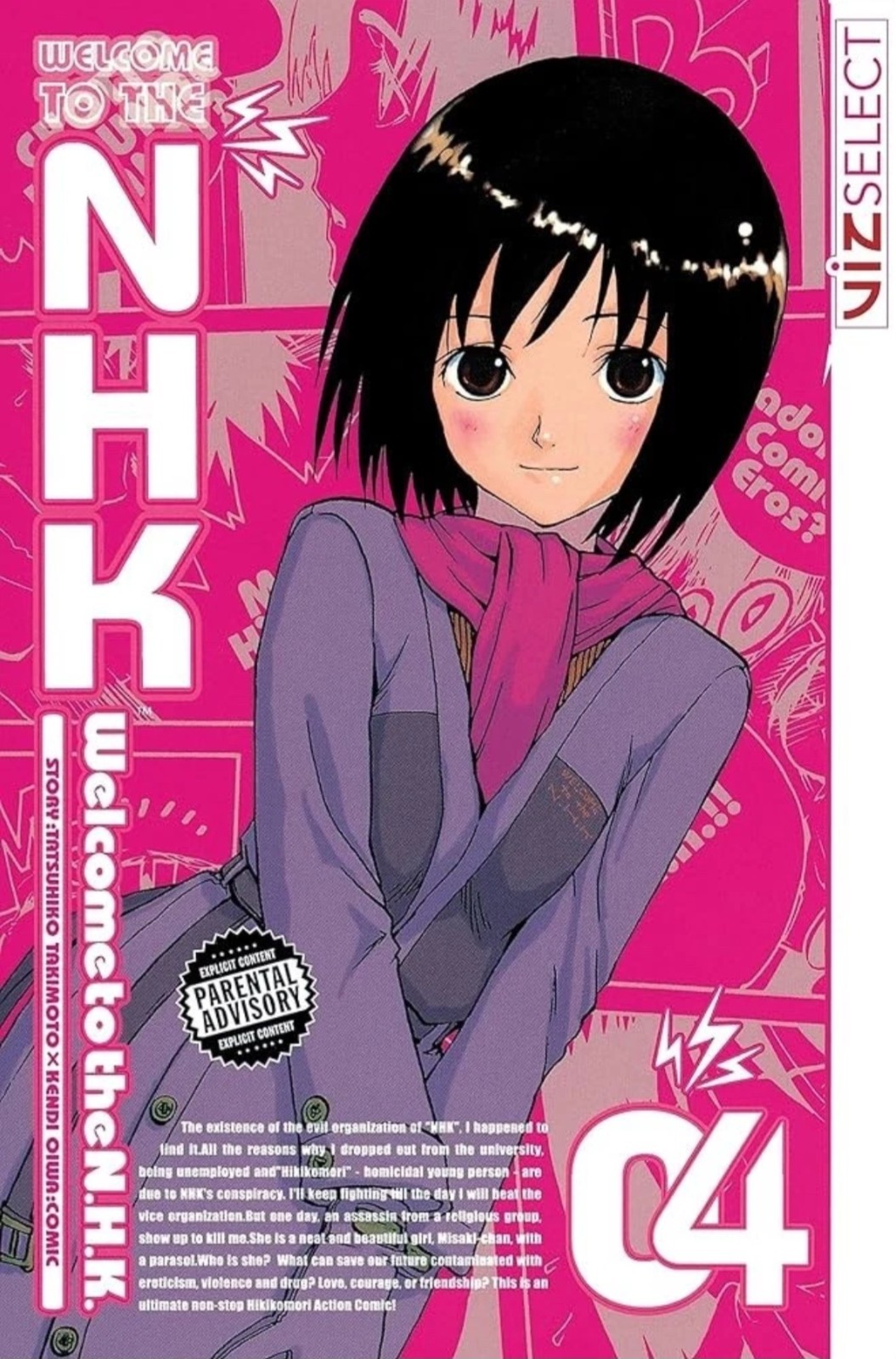 Tokyopop Welcome to the NHK Vol. 4 Manga Softcover Psychodrama Takimoto