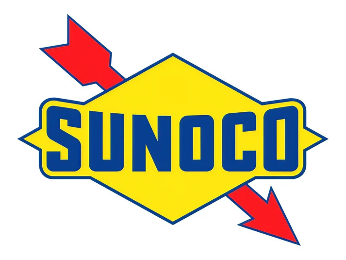 YELLOW BLUE SUNOCO RED ARROW 18\