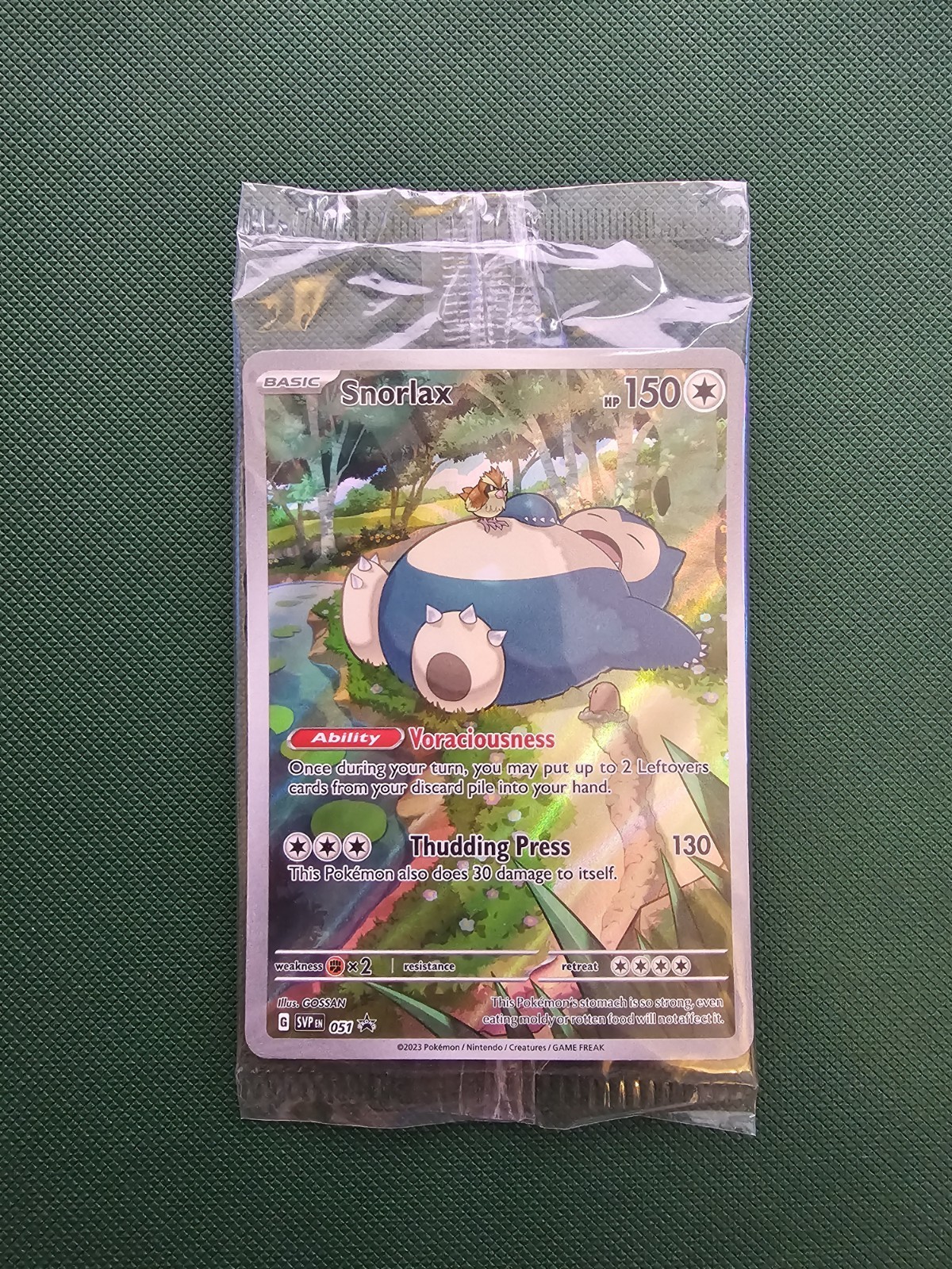 Pokemon 151 Snorlax Promo Sealed