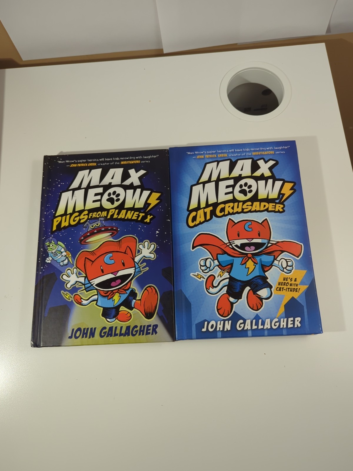 Lot of 2 Max Meow Books : Graphic Novels by John Gallagher