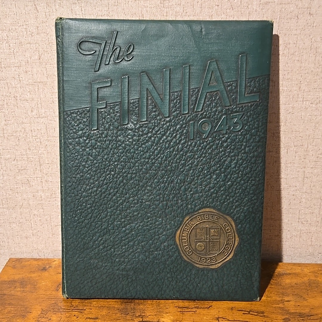 1943 COLUMBIA BIBLE COLLEGE Vintage Yearbook South Carolina World War II