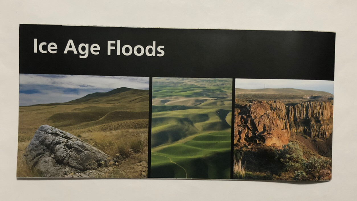 2026 Ice Age Floods National Geologic Trail Park Unigrid Brochure Map Montana