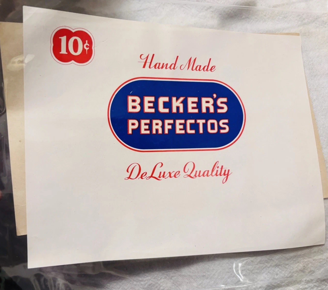 Lot of 3 unused Cigar Box Labels  1940’s; La Balca, Beckers, Victory Army Navy