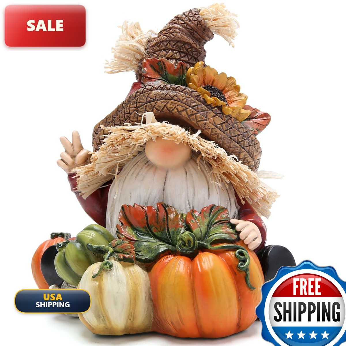 Hodao Pumpkin Gnomes Fall Thanksgiving Decorations