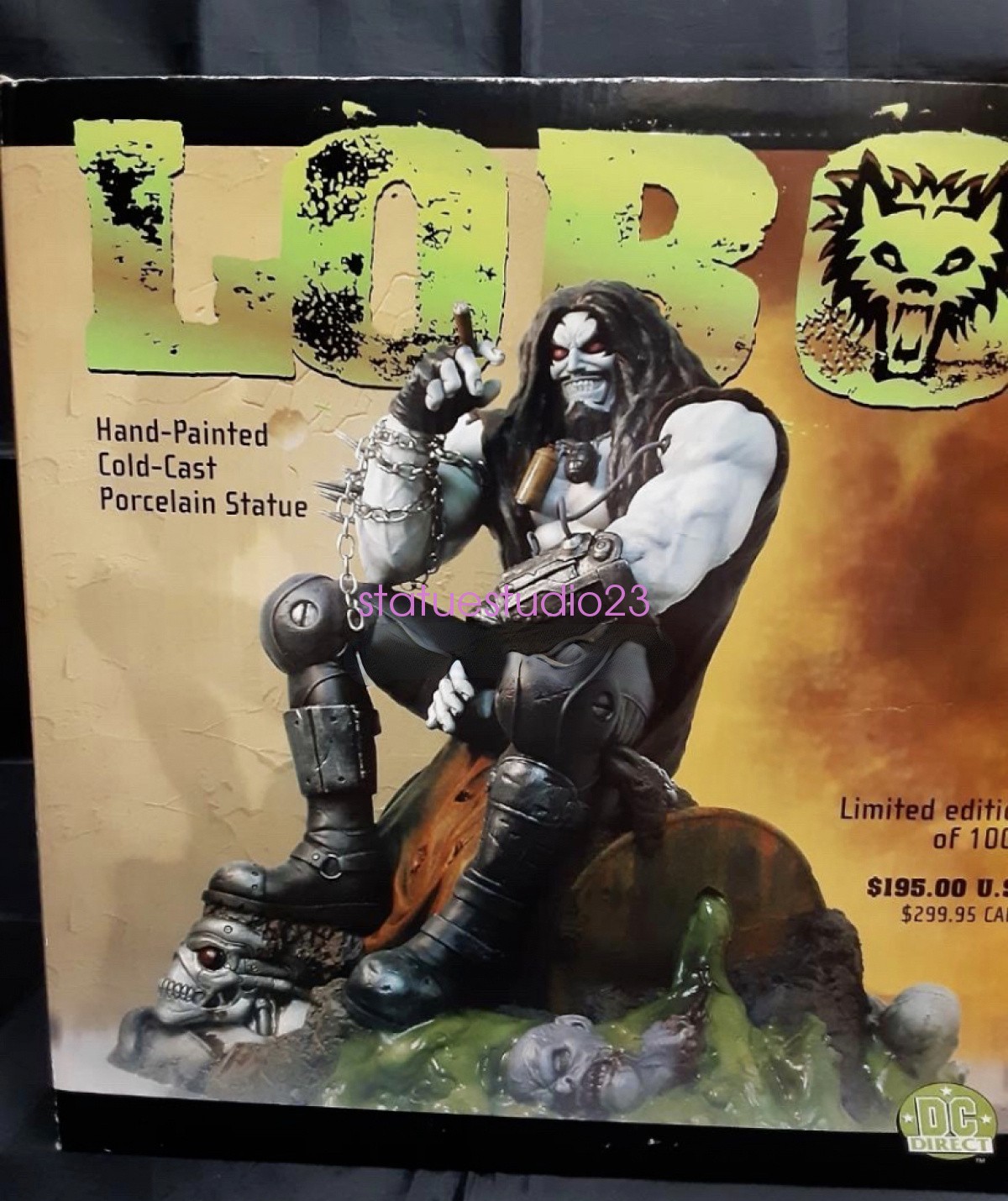 Lobo The Wolf Statue Figure Model Resin Collectible Limited Only 1 Sideshow