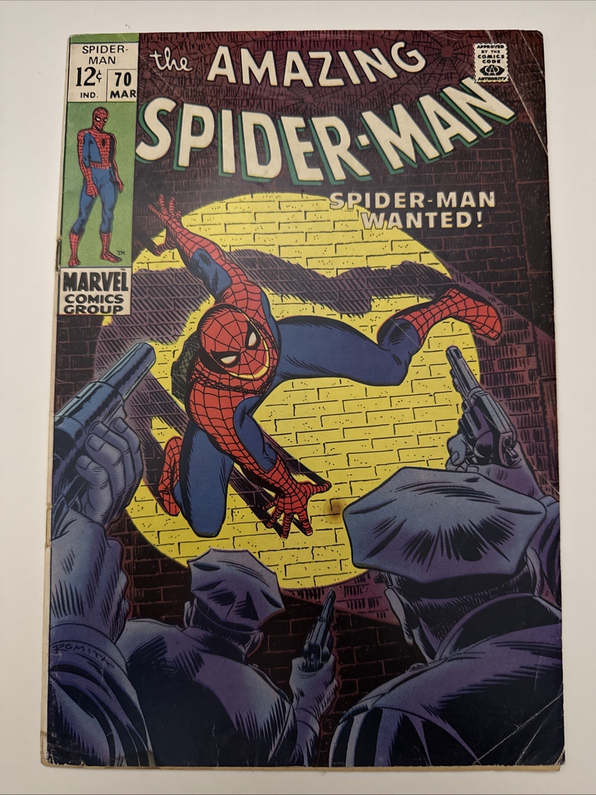 The Amazing Spider-Man #70 (Marvel Comics 1969) 🔑 KEY ISSUE 🔥VG Condition