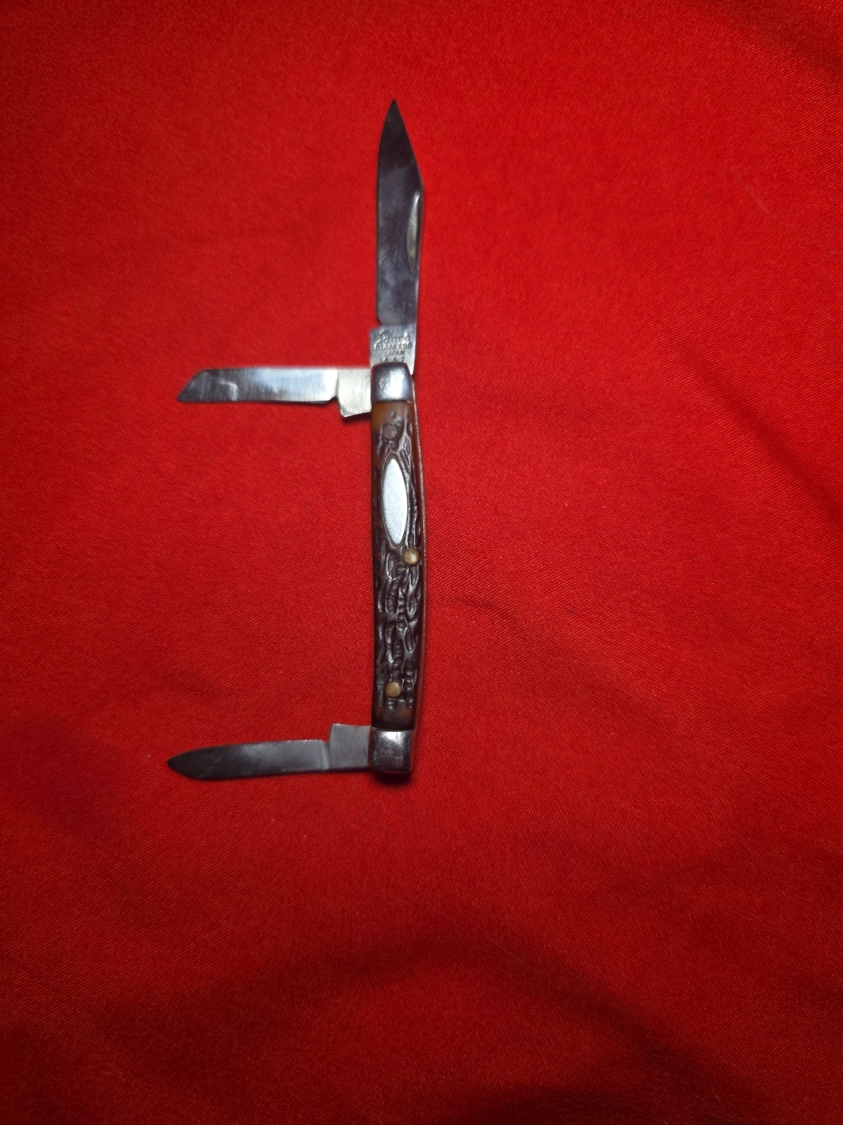 🔥 Vintage Schrade 861 USA 3-Blade Stockman Pocket Knife NY USA 1970s 🔥 🔥 Vintage Schrade 861 USA 3-Blade Stockman Pocket Knife NY USA 1970s 🔥