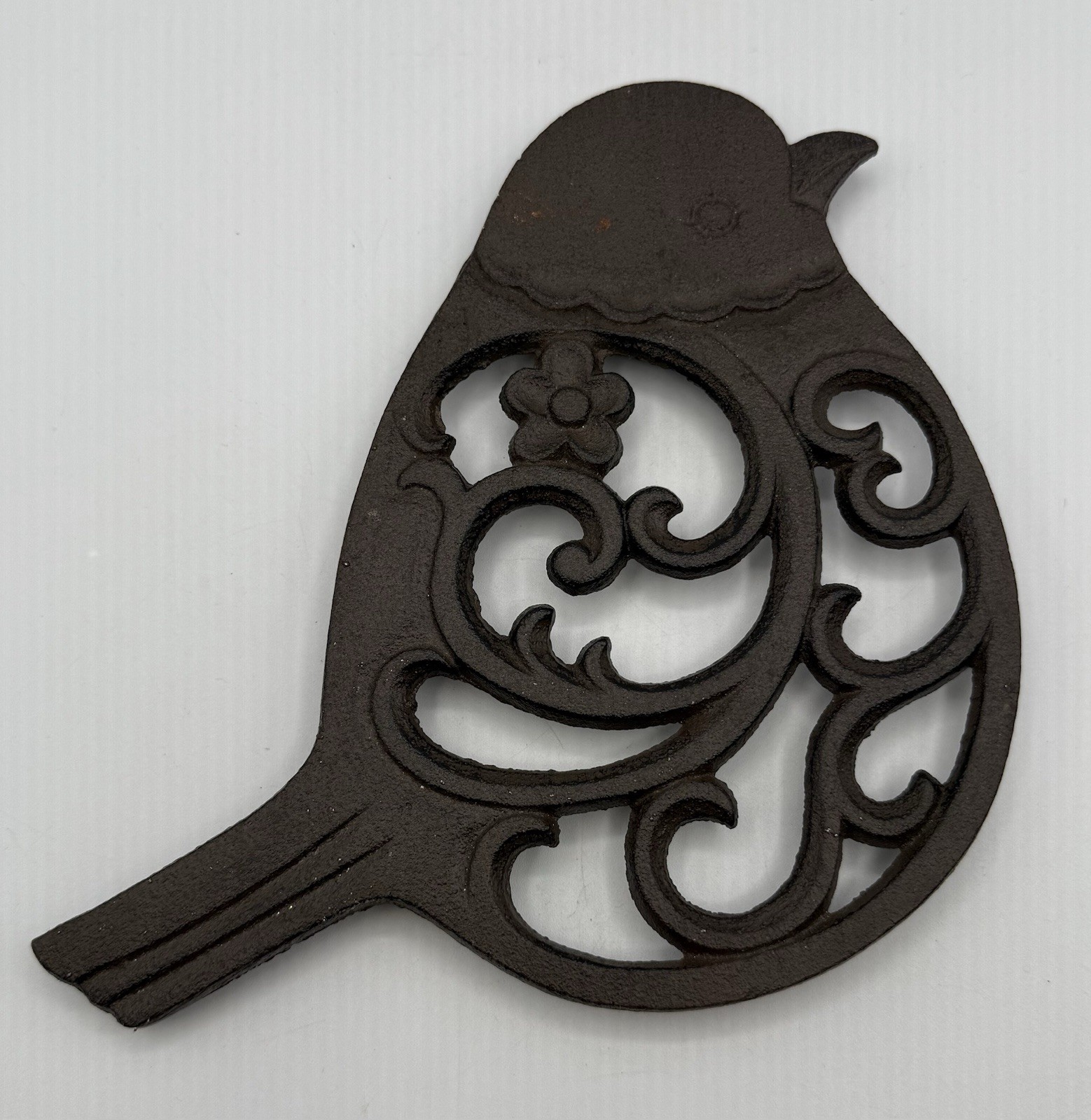 Handcrafted Nautical Decor Cast Iron Bird Trivet 8\ Handcrafted Nautical Decor Cast Iron Bird Trivet 8\