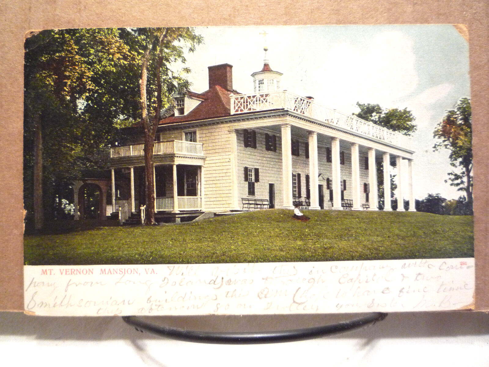 c1905 UDB Virginia VA Postcard - Mount Vernon Mansion (card says Washington DC)