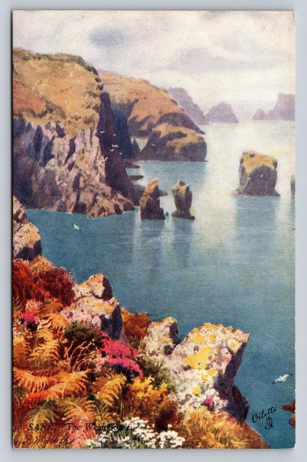 SARK The West Coast The Channel Islands H.B. Wimbush Tuck\'s Postcard c.1910