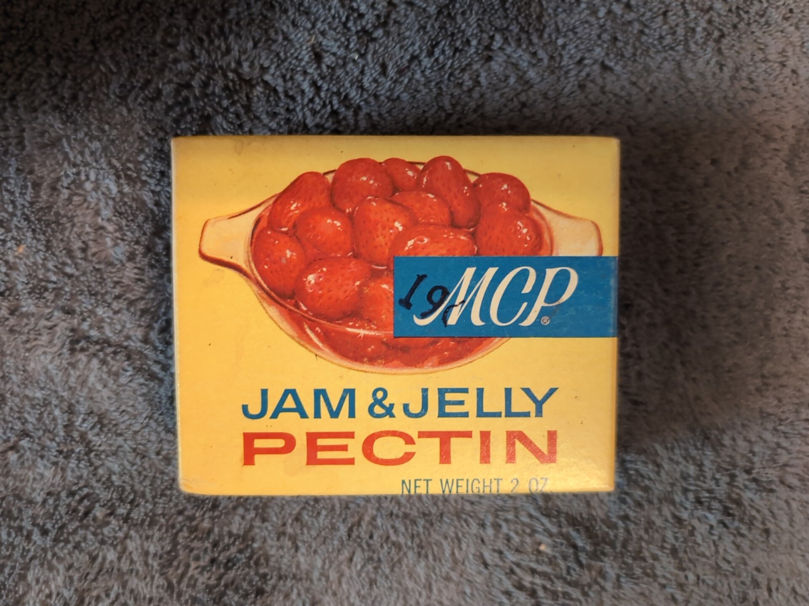 Vintage 1950's NOS MCP Jam & Jelly Pectin 2 Oz made in USA - Movie Prop Display