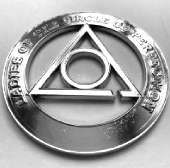 Masonic Metal Chrome Ladies of the circle of perfection chrome emblem Masonic Metal Chrome Ladies of the circle of perfection chrome emblem