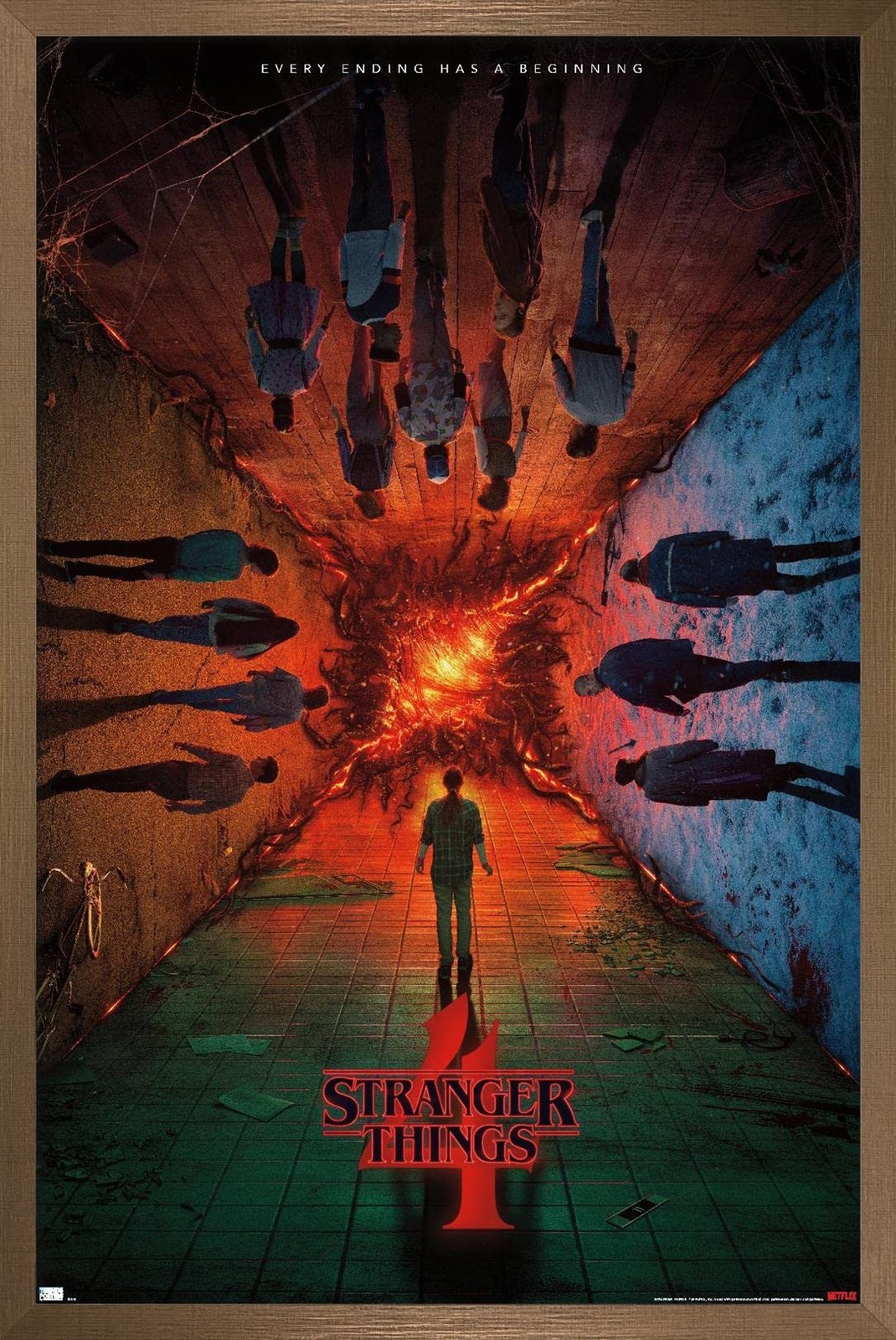 Trends International Netflix Stranger Things Season 4 - Group Teaser One Sheet