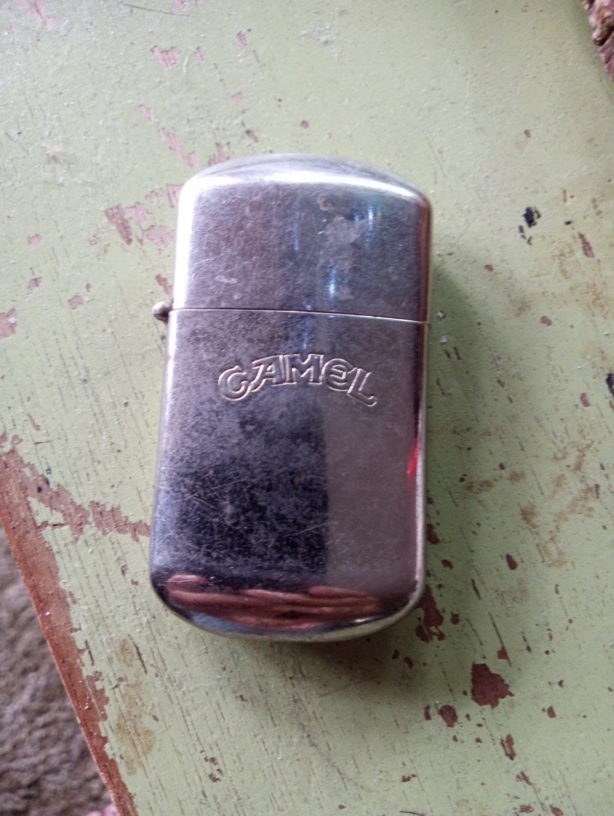 Vintage Joe CAMEL Cigarette Lighter Flint Style Silver Tobacco Collectible 1990s