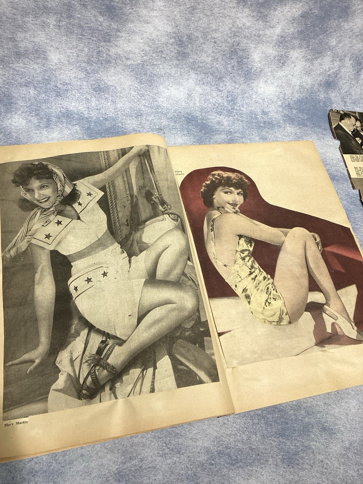 HOLLYWOOD STAR SCRAPBOOK B Davis R Hayworth B Crosby M Martin V Leigh Ephemema