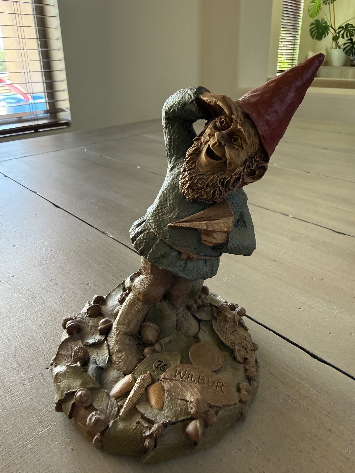 Vintage Tom Clark Wilbur Gnome Figurine 1985 Lot 76 Folk Art Home Decor