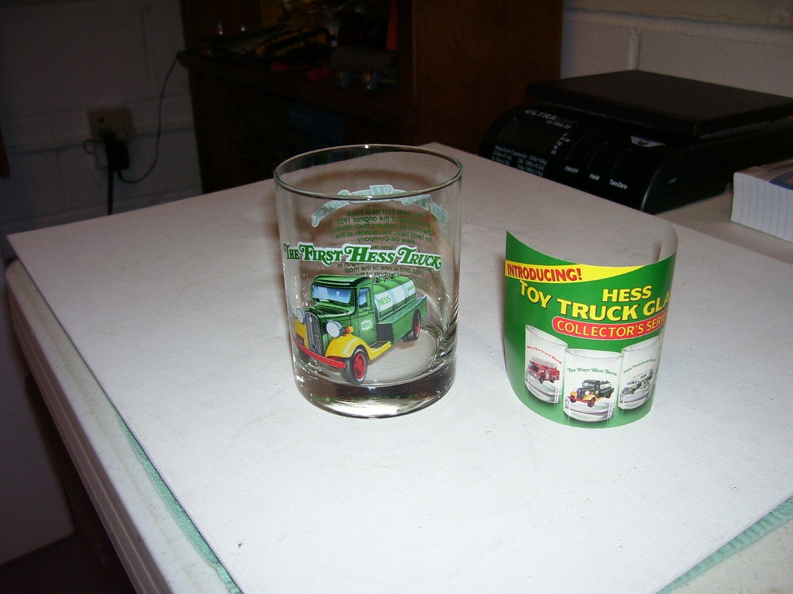 Vintage 1996 The First Hess Truck Glass Collectible NOS  