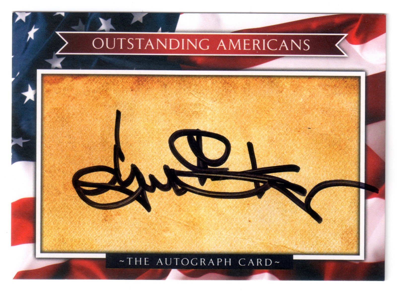 EUGENE GENE KRANZ Signed Outstanding Americans Autograph Card - NASA Astronaut