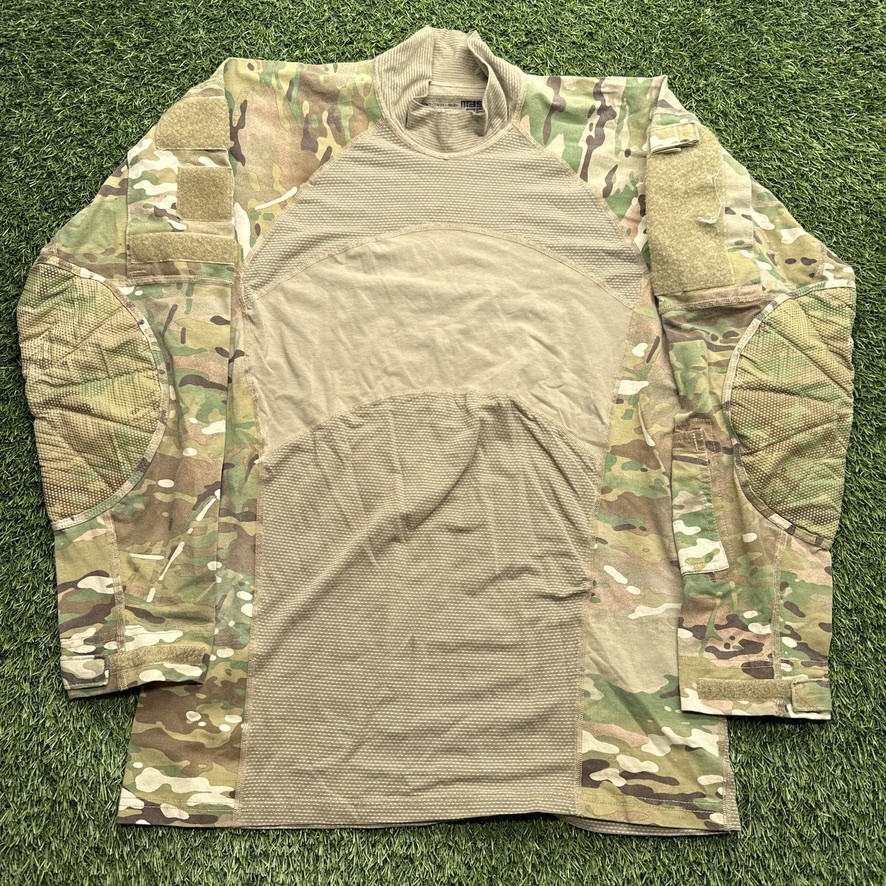 Massif Army Combat Shirt Mens Medium Multicam Flame Resistant Made in USA