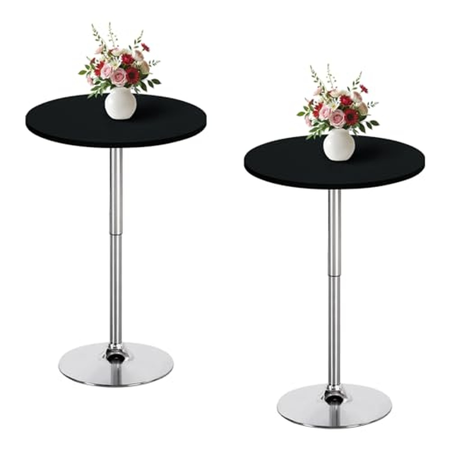Wolkemer 2 Pack 3ft Fitted Round Tablecloth 36 Inch Elastic Table Cloth Black Wolkemer 2 Pack 3ft Fitted Round Tablecloth 36 Inch Elastic Table Cloth Black