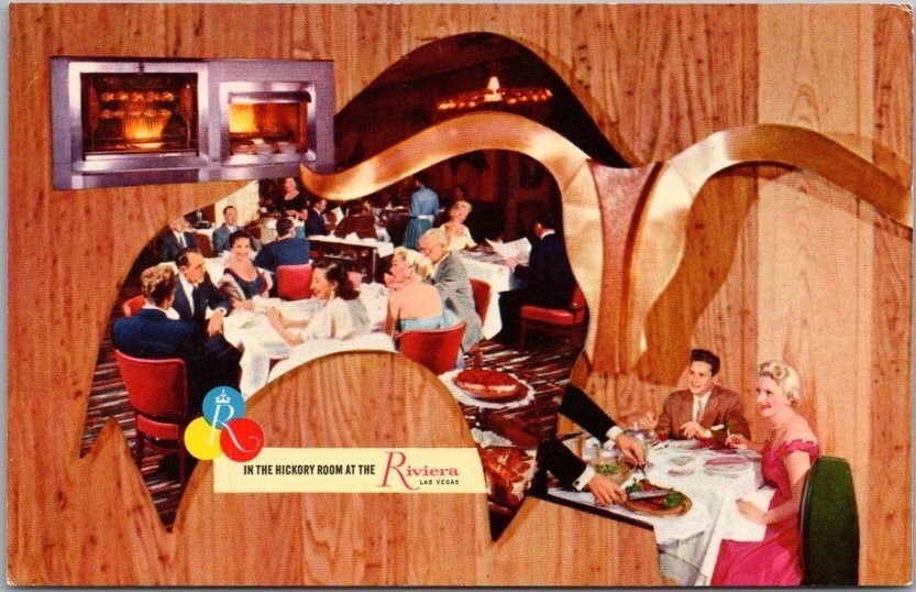 c1950s LAS VEGAS Nevada Postcard RIVIERA HOTEL \