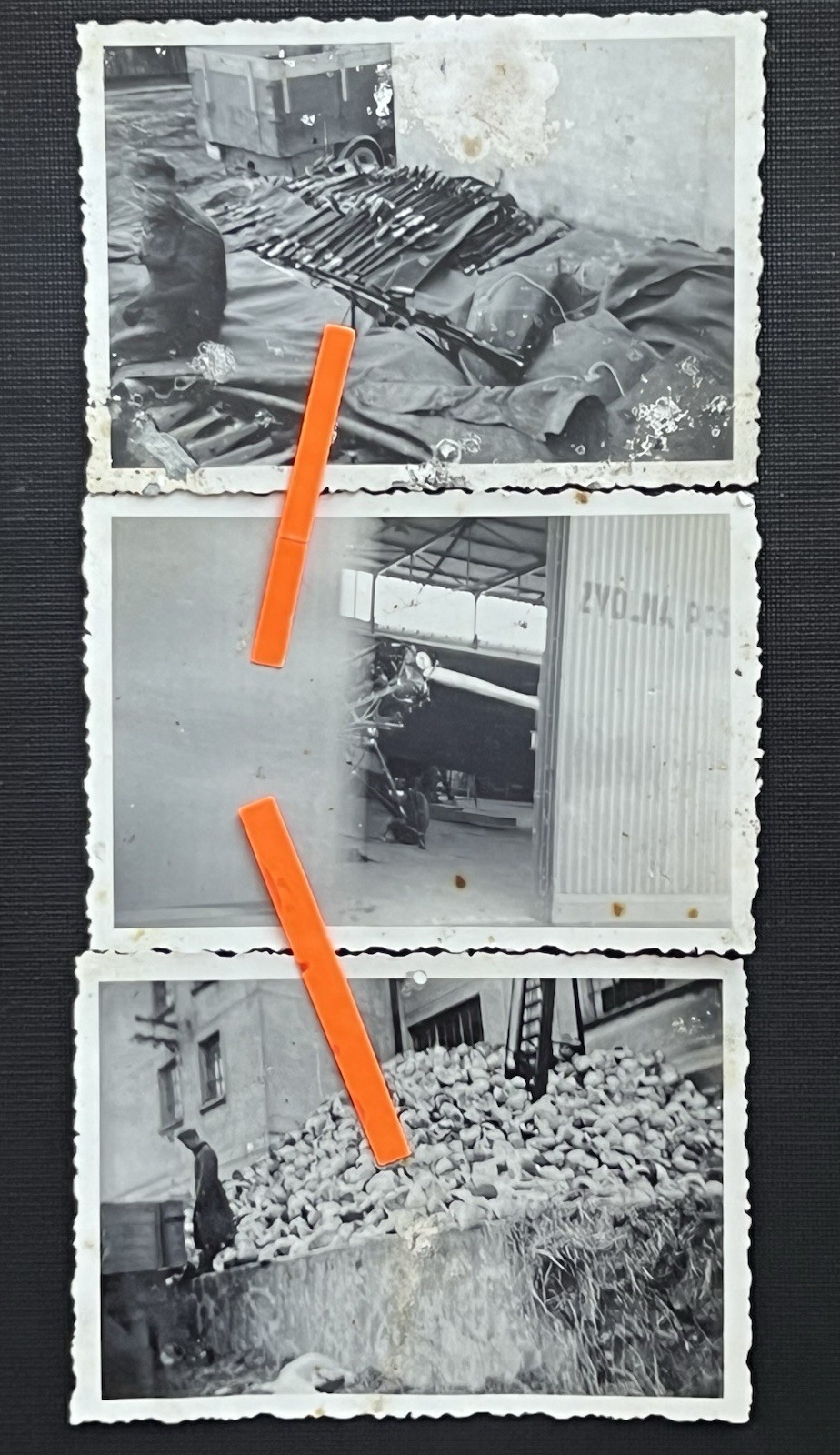 Tr) German 2 X Photo 1938 Sudetenland Grenze Photo album Czech Česká republika