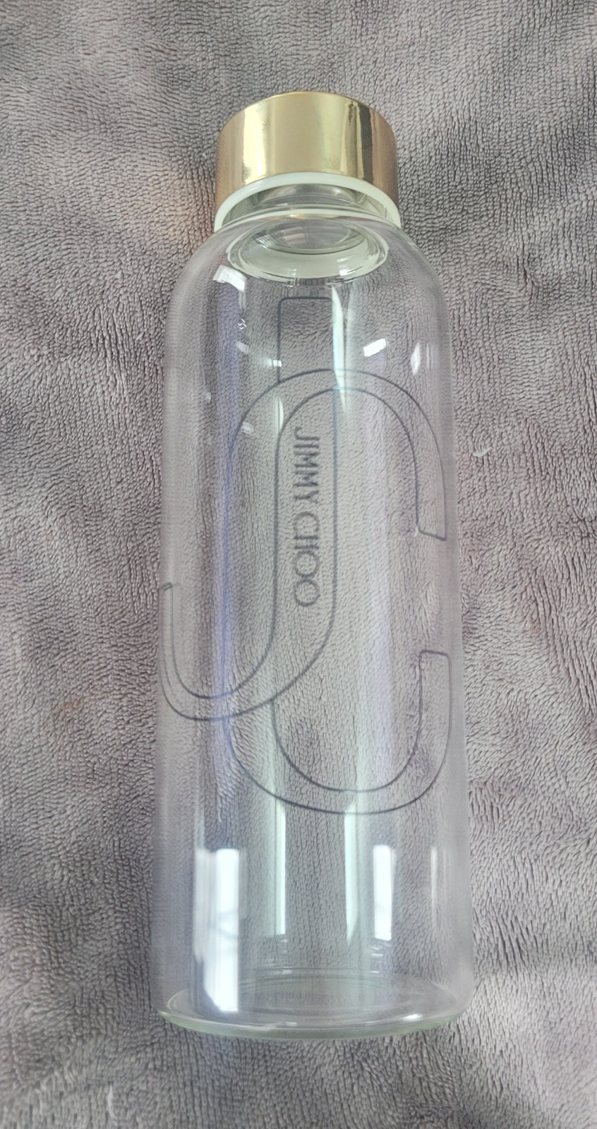 Jimmy Choo Glass Water Bottle (16oz)