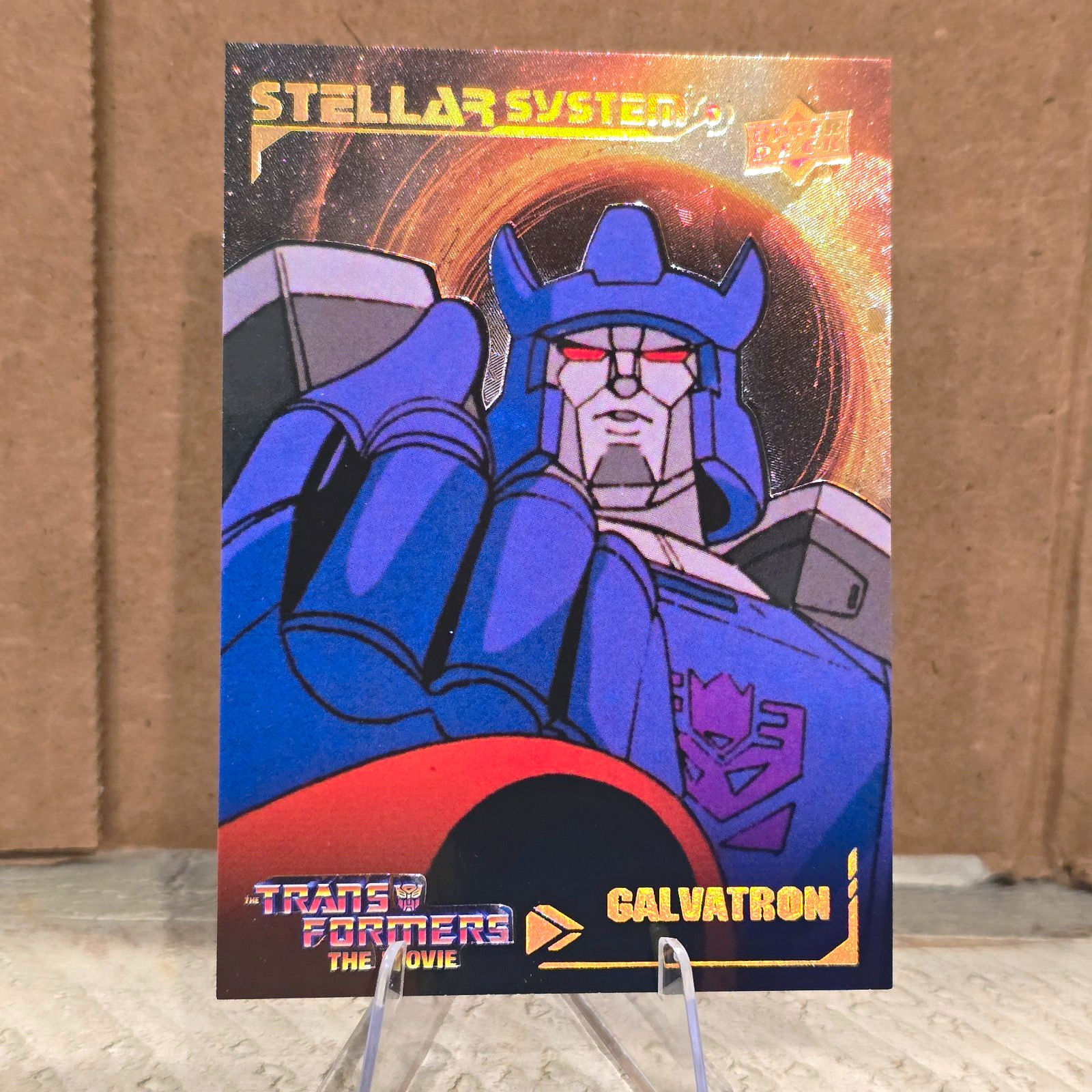 2026 Upper Deck Transformers Movie 40th Galvatron Black Hole /25 SS-9