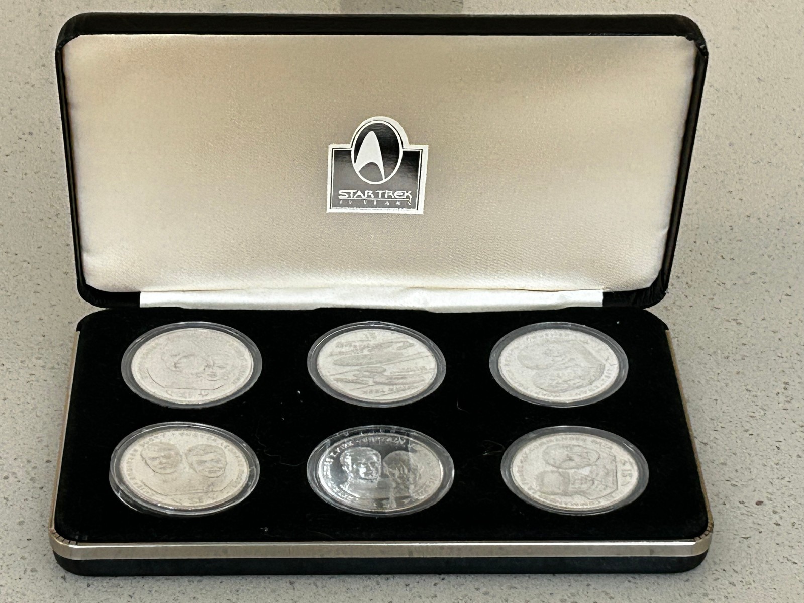 U.K. Popjoy Star Trek Proof Coin Set National Bank of Liberia - 26580