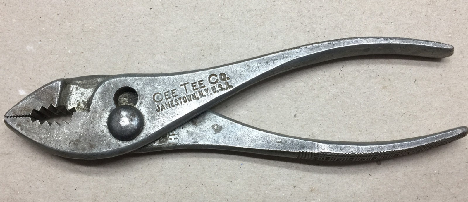 Vintage Cee Tee Co Jamestown NY Slip Joint Pliers 6-1/5”