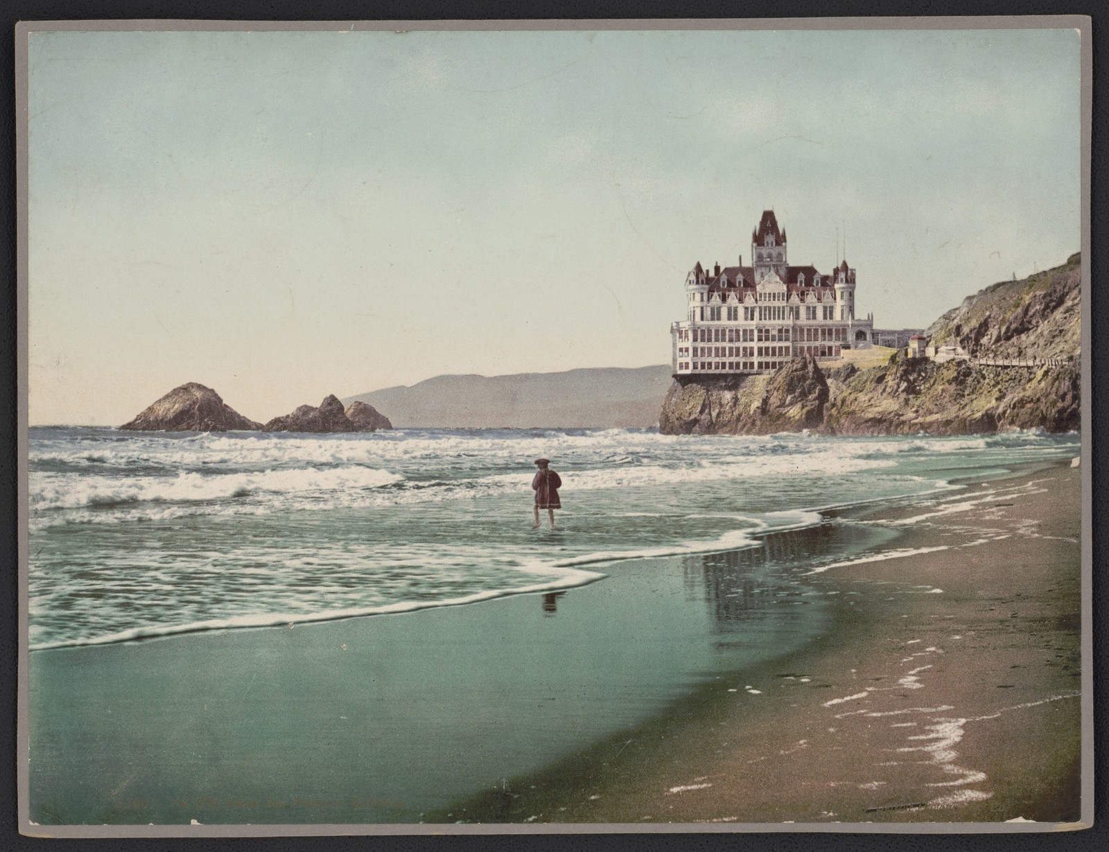 Cliff House San Francisco 1902 Vintage Coastal Photo Reprint Wall Art