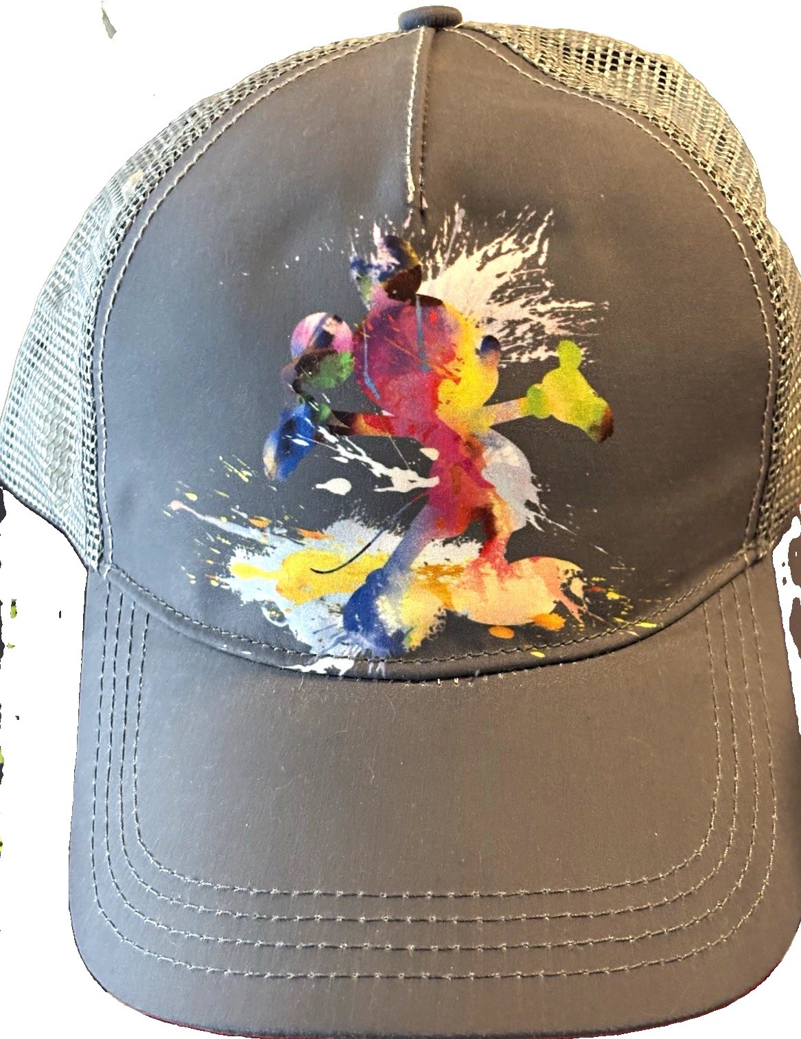Disney Parks 2018 EPCOT Festival Arts Mickey Mouse Gray Trucker Hat Cap NWT Disney Parks 2018 EPCOT Festival Arts Mickey Mouse Gray Trucker Hat Cap NWT