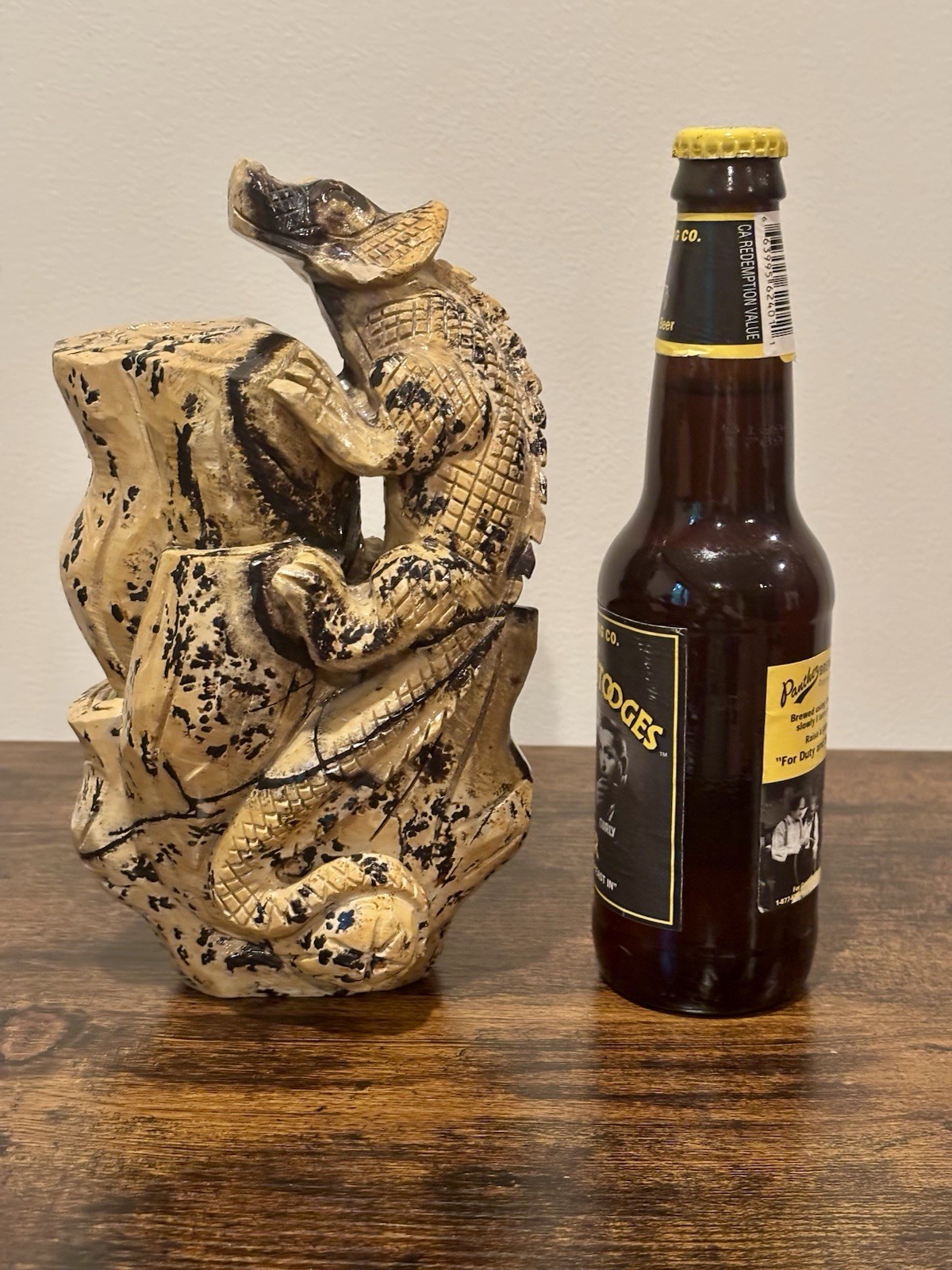 Lizard Carving - Picture Jasper (Dendritic) - 4 Lbs 9 oz Lizard Carving - Picture Jasper (Dendritic) - 4 Lbs 9 oz