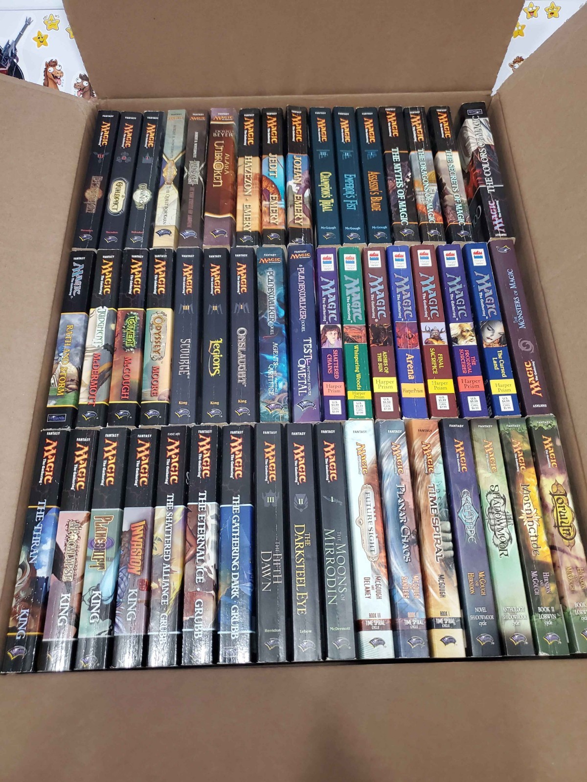 Magic: The Gathering MTG Book Lot of 50 Novels - Ravnica, Lorwyn, Mirrodin ++++ Magic: The Gathering MTG Book Lot of 50 Novels - Ravnica, Lorwyn, Mirrodin ++++