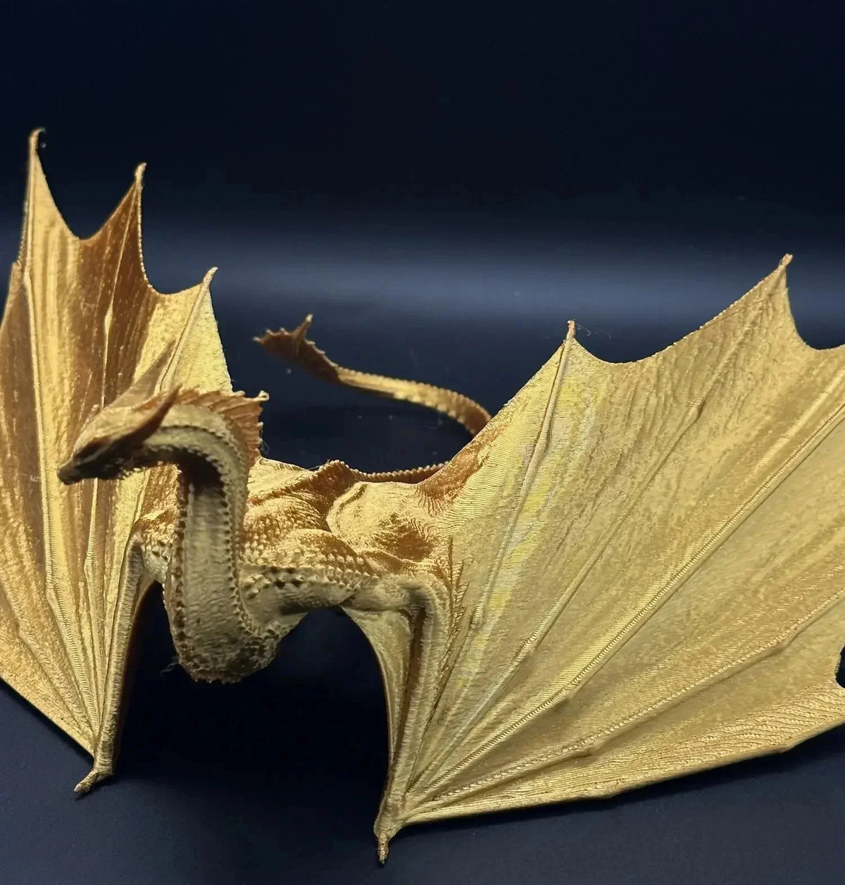 3D Printed Dragon Model Figure Fantasy Creature Statue Collectible Home Decor