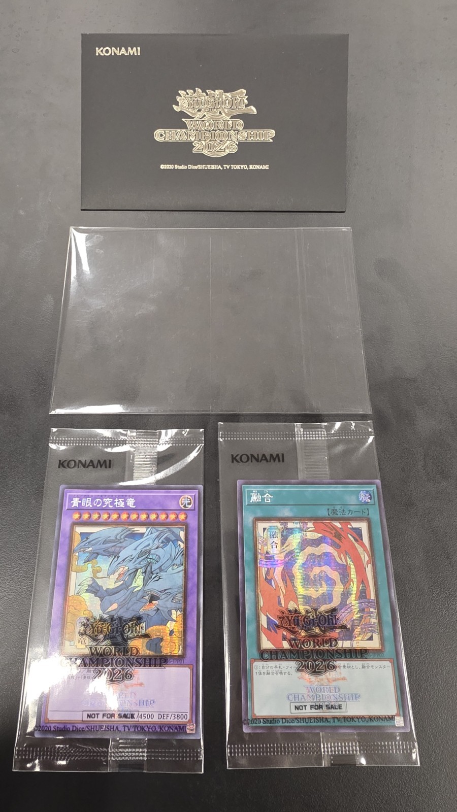 Yu-Gi-Oh WCS 2026 Polymerization Blue-Eyes Ultimate Dragon With Envelope Yu-Gi-Oh WCS 2026 Polymerization Blue-Eyes Ultimate Dragon With Envelope