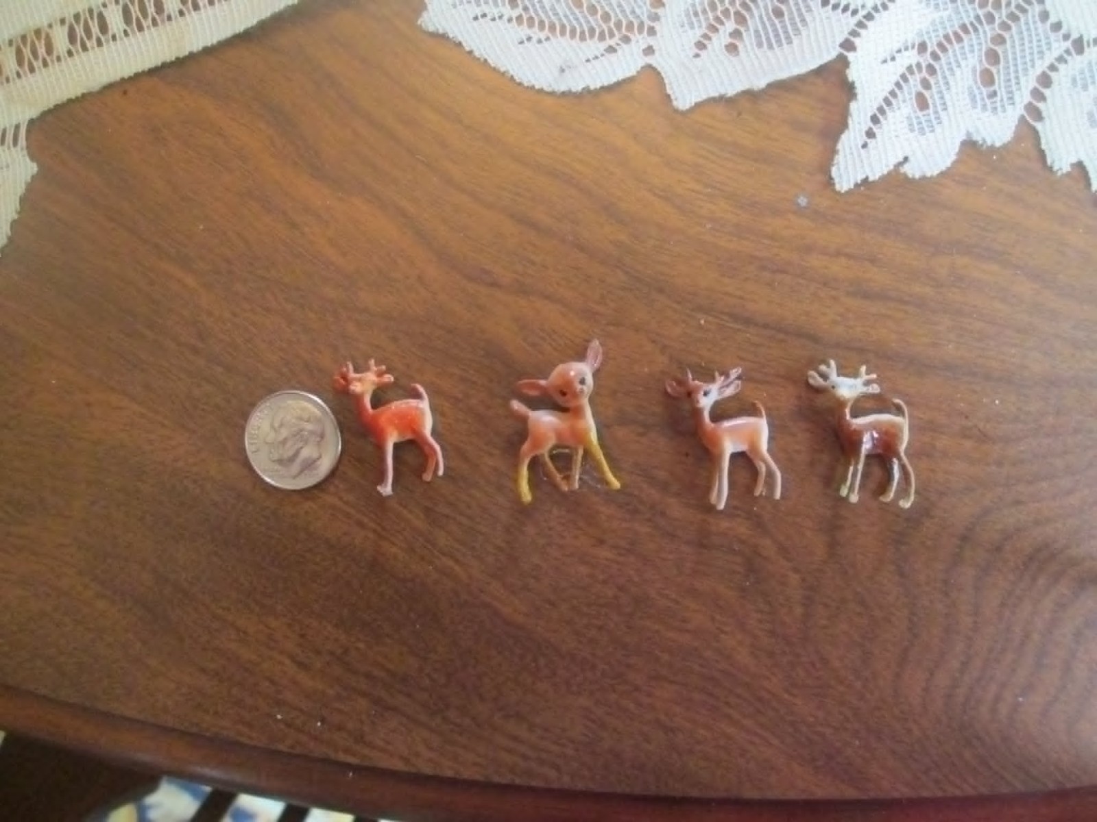 Miniature Tiny Deer Mini Figurines Dollhouse Diorama
